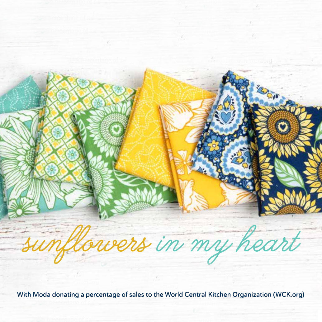 Moda Sunflowers My Heart Dusk - Yardage