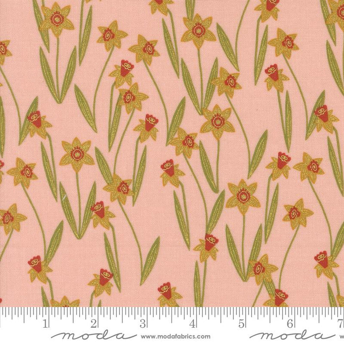 Bee Garden, Darling Daffodils in Rose Metallic