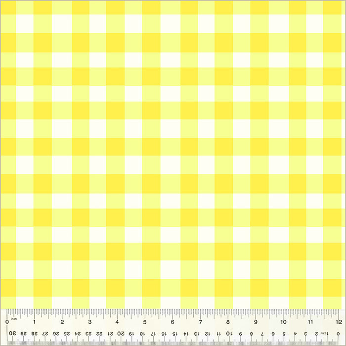 *PRE-ORDER* Heather Ross By Hand, Essential Gingham in Lemon