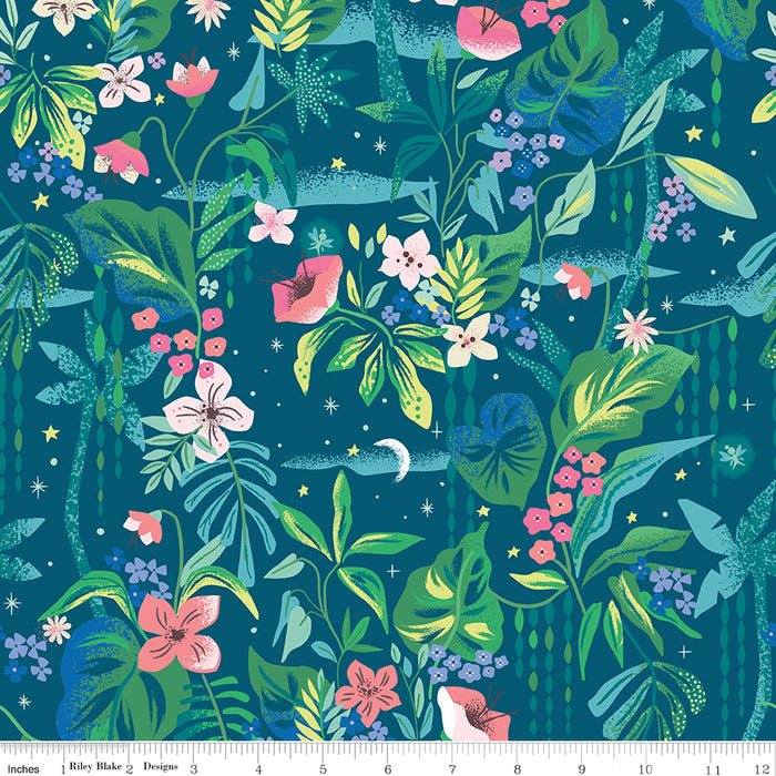 *PRE-ORDER* Forever Neverland, Tropical Floral in Night