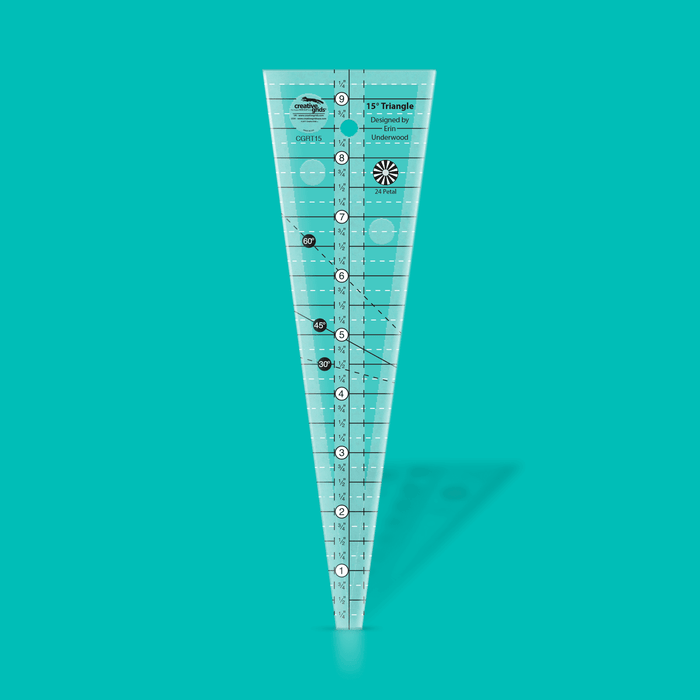 Creative Grids 15 Degree Triangle Ruler