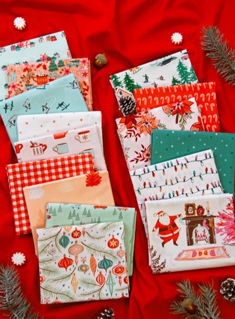 Christmas in the Cabin fat quarter bundle