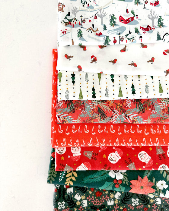 Merry Christmas fat quarter bundle