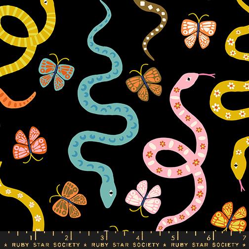 *PRE-ORDER* Ooh Lucky Lucky, Garden Snake in Black