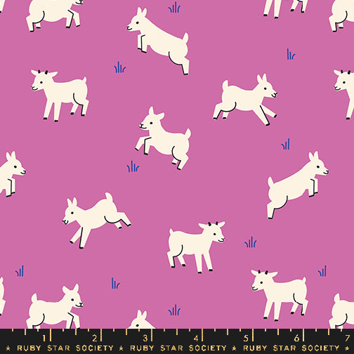 *PRE-ORDER* Animal Animal, Baby Goats in Heliotrope