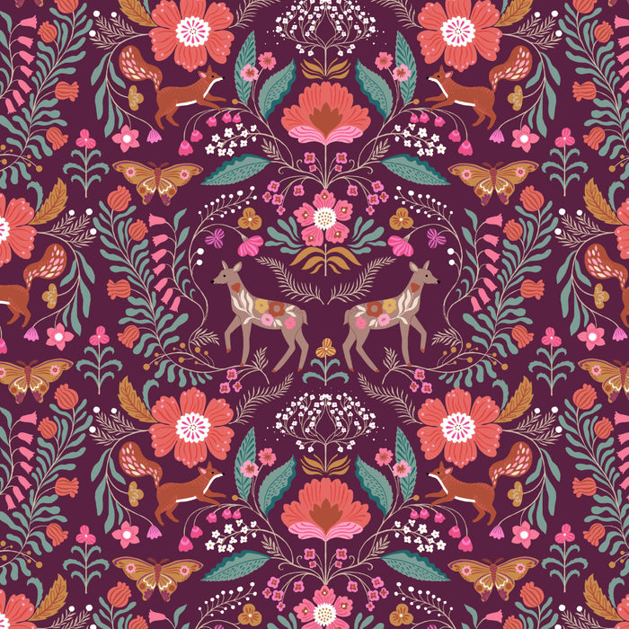 Wild Folk, Deer Damask