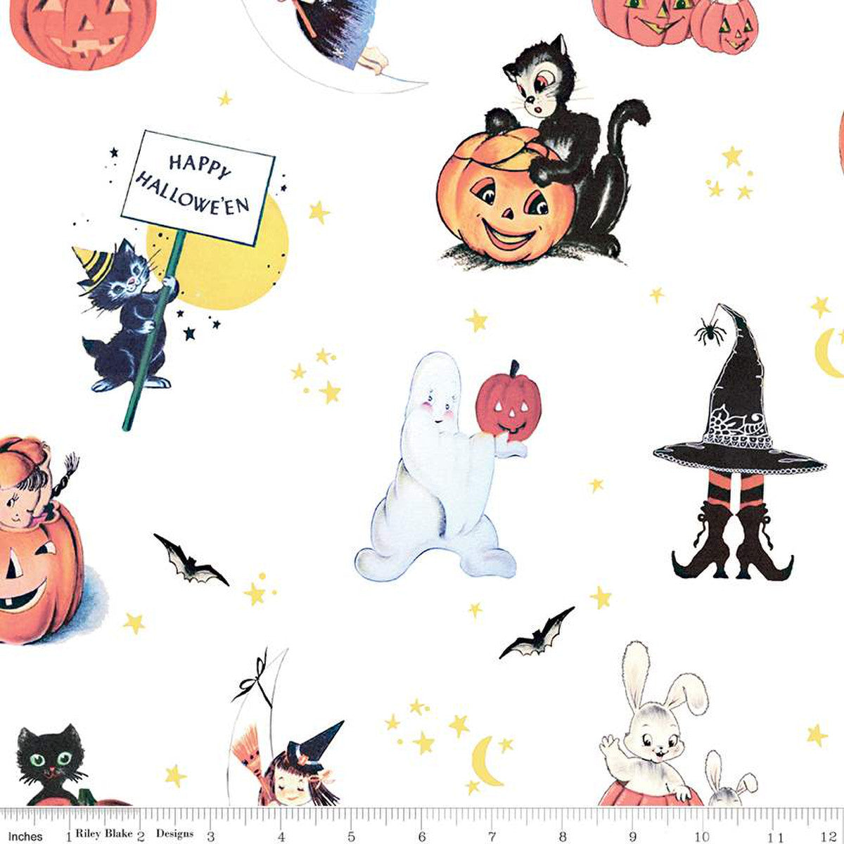 Fright Delight Halloween Fabric Panel, Riley Blake Designs